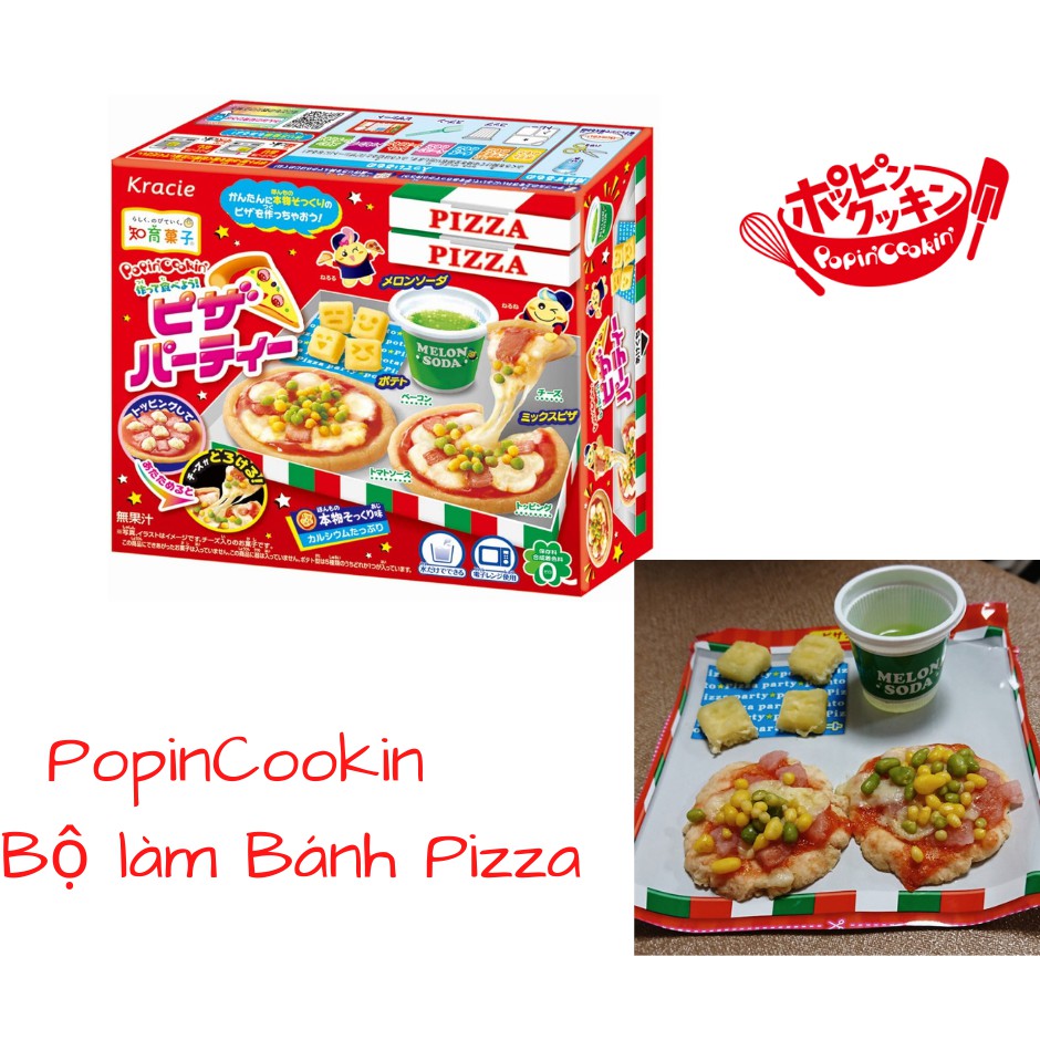 Popin Cookin Bộ làm bánh Pizza Nhật - Đồ chơi nấu ăn Nhật Bản Poppin Cookin