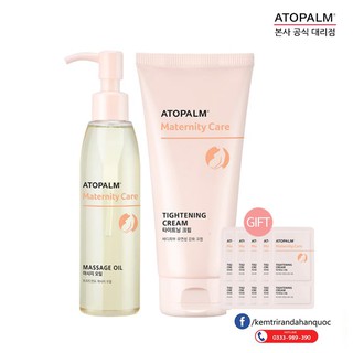 Bộ sản phẩm trị dạn da Hàn Quốc Atopalm ( kem và tinh dầu trị rạn)