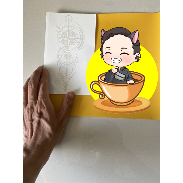 Hình xăm không trôi cánh tay la bàn, hoạ tiết hiện đại, Xăm giống Inkaholic