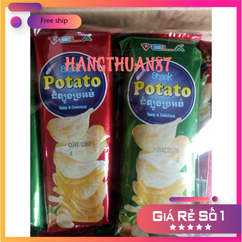 Freeship Snack Khoai tây potato (2 gói)