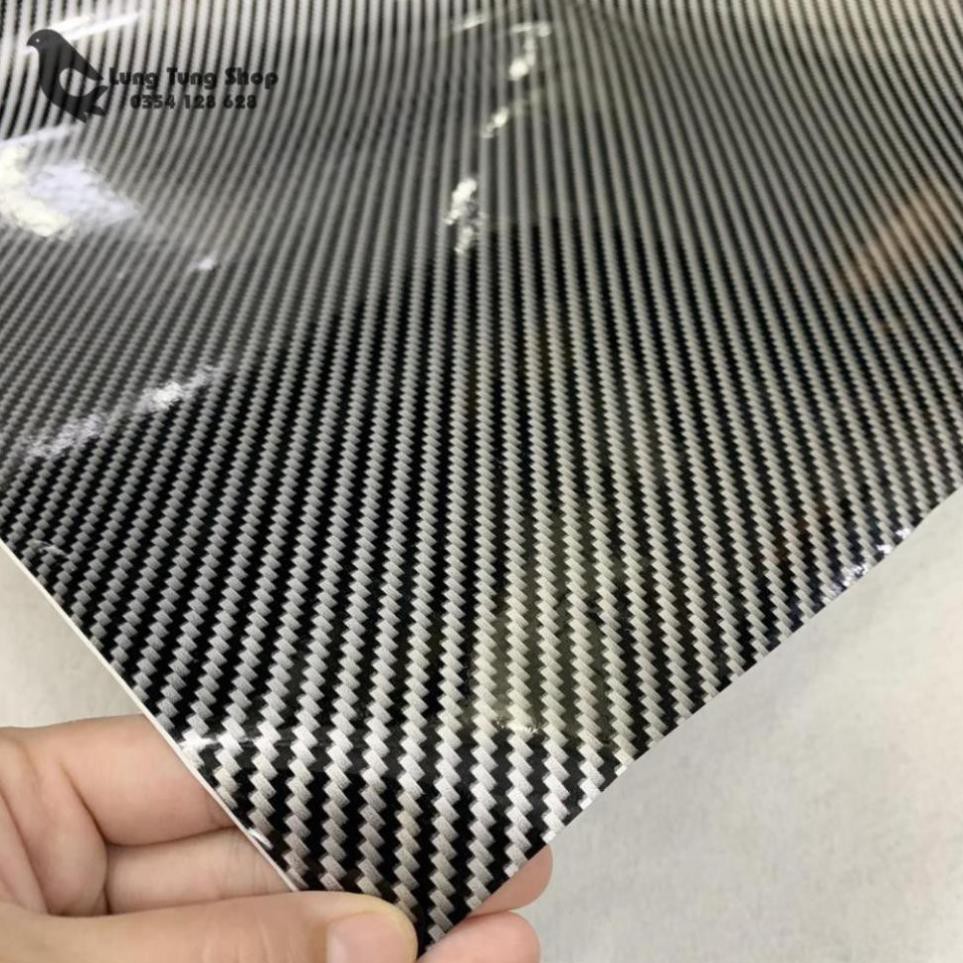 Decal carbon dán xe , điện thoại , laptop - giấy dán xe vân các bon