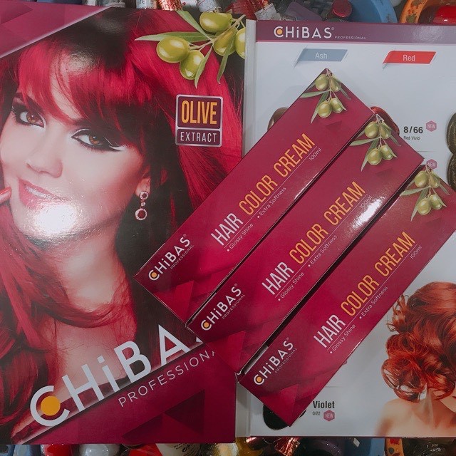 (Hàng Salon) Thuốc Nhuộm Tóc Chuyên Nghiệp Chibas