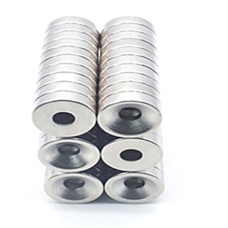 Nam Châm 12x3/4/5 M4 tròn lổ tròn 4mm