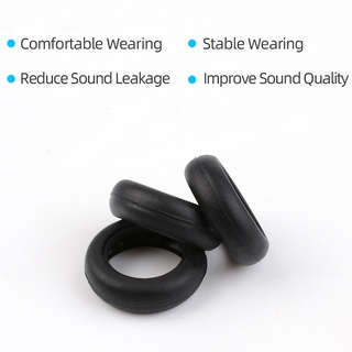 Black Comfortable Earbuds Dedicated Silicone Rings Soft Earphone Tips Eartips Accessories hooks