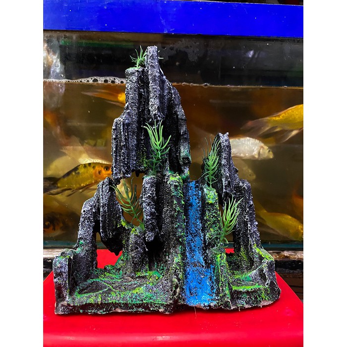 CẢNH NÚI TRANG TRÍ HỒ CÁ NON BỘ 19X8X24CM