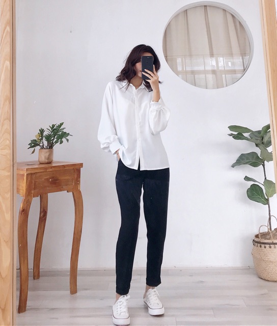 [Mã WASKT304 giảm 15% tối đa 30K đơn 99K] Sơ mi cổ đức tay bồng | BigBuy360 - bigbuy360.vn