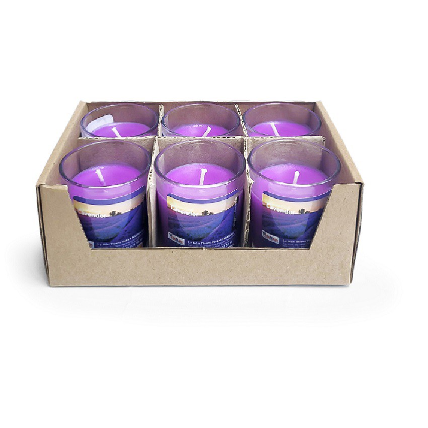 Hộp 6 ly nến thơm votive Miss Candle FTRAMART NQM0413 (Lựa chọn 11 mùi hương)