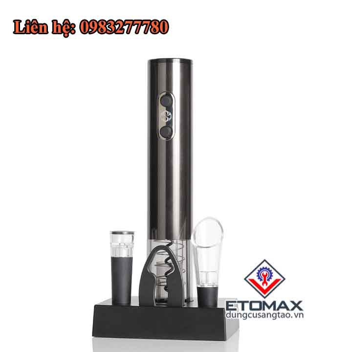 Bộ Dụng Cụ Mở Rượu Vang Tự Động 4 in1 v2 Pin Sạc SW-C001, Qùa Tặng Đẳng Cấp