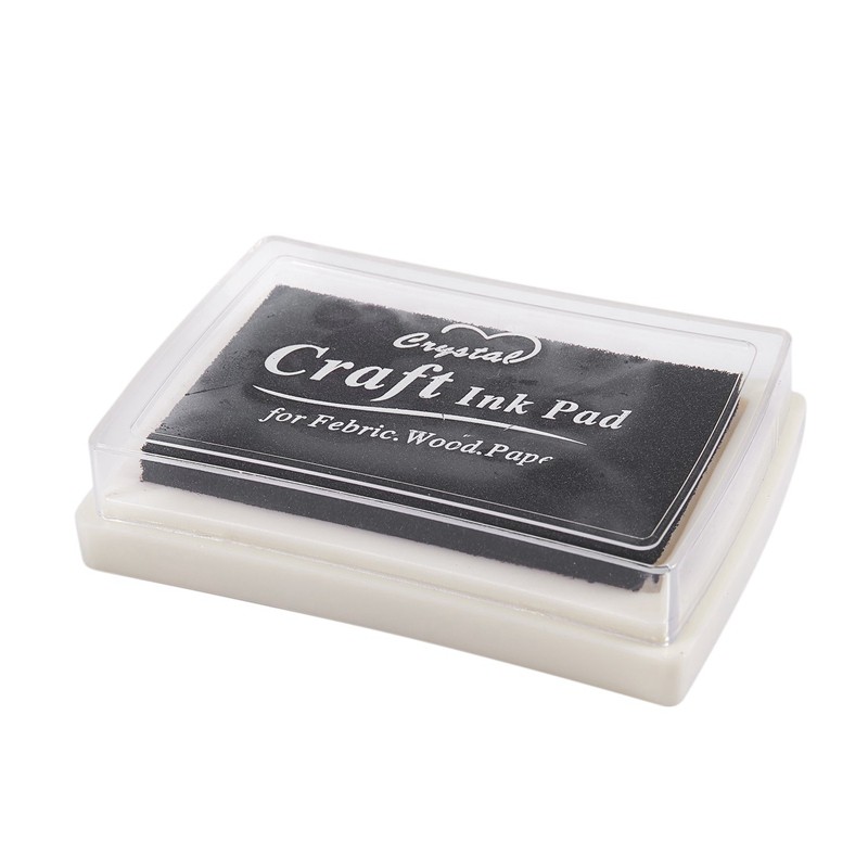 Hộp mực in dấu tay màu đen không độc hại chất lượng cao