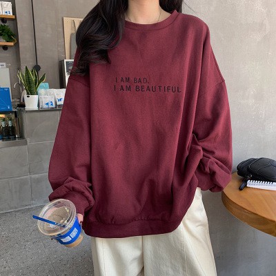 「HOME5」 Áo sweater phong cách thời trang Hàn Quốc cho nữ