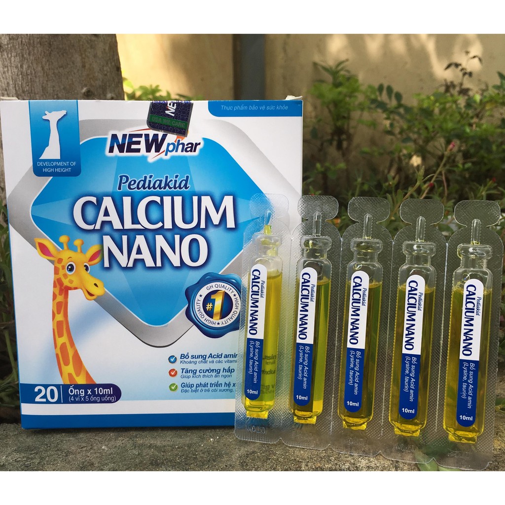 Calcium Nano Pediakid bổ sung canxi tăng cường chiều cao
