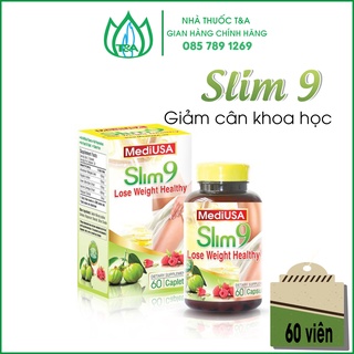 Viên uống giảm cân an toàn của Mỹ giảm cân Beauty Slim 9 hộp 60 viên