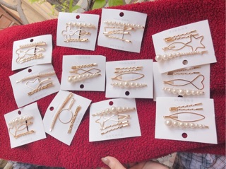Set 4 kẹp tóc hàn quốc