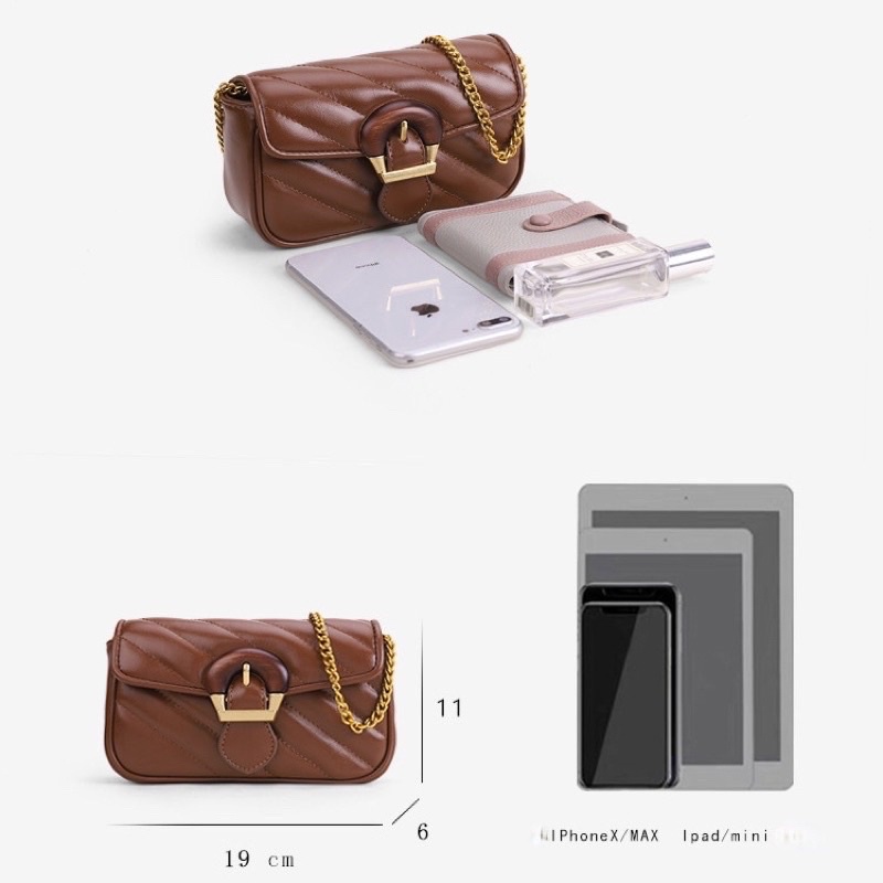 Túi xách mini khoá gỗ kiểu dáng thời trang TX71 Lae Store