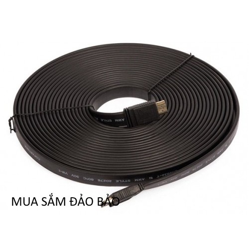 Cáp HDMI 10m dẹt