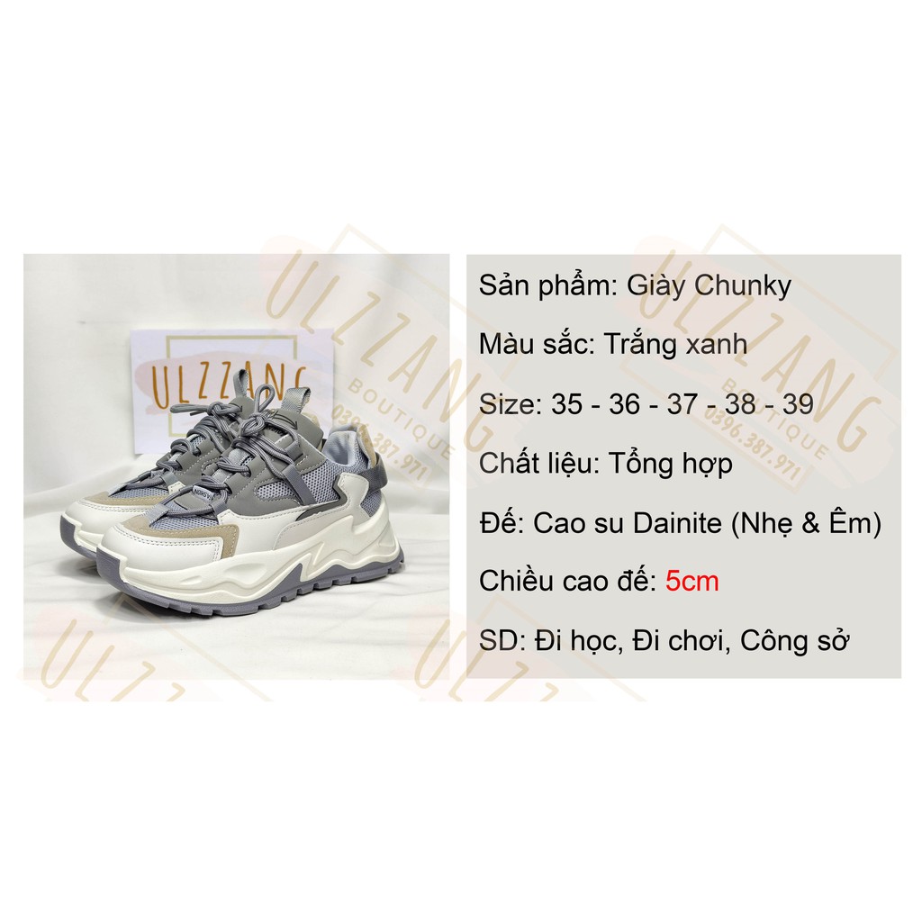 Giày Ulzzang đế cao giày học sinh Hàn Quốc mới 2021 (SN-07)