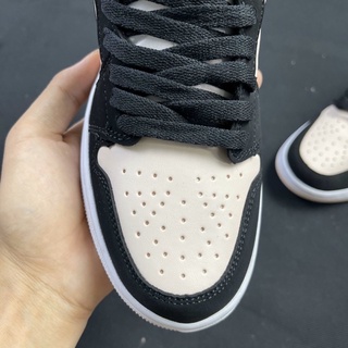 [sneaker4m] giày JD 1 hồng đen thấp cổ nữ