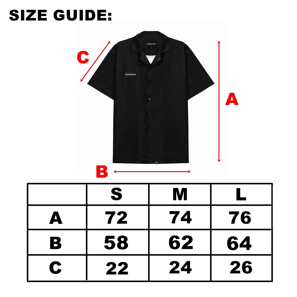 MEN IN BLACK SHIRT - Áo Sơ Mi Tay Ngắn <69DAYDREAMS> CHÍNH HÃNG | BigBuy360 - bigbuy360.vn
