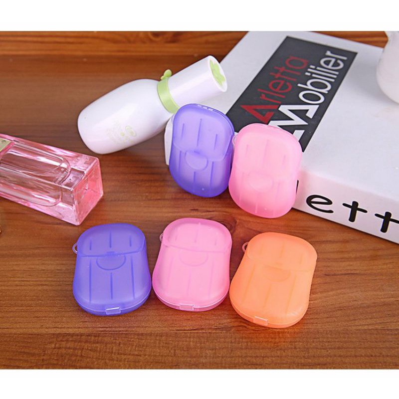 Hộp xà phòng giấy dạng thẻ dùng 1 lần