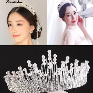 Vương miện công chúa đính đá vintage cho cô dâu