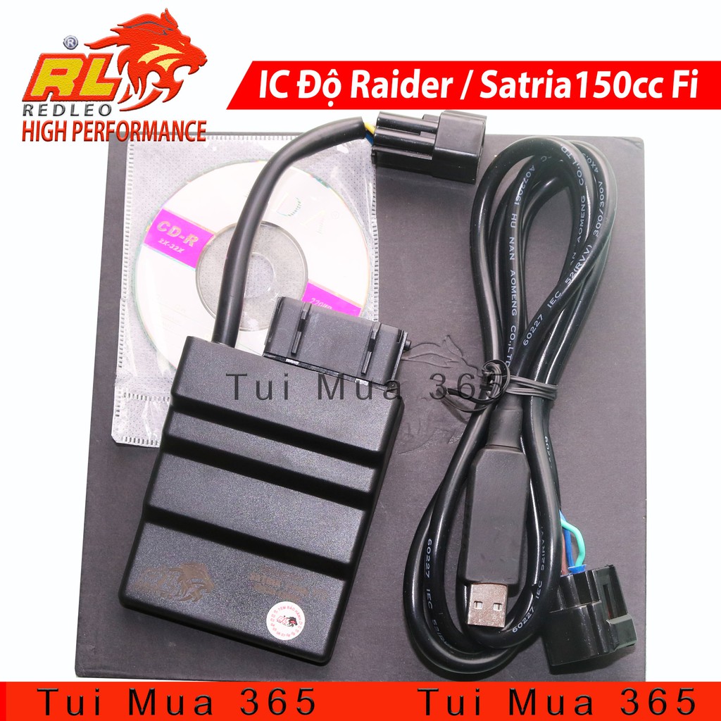 ECU IC Redleo Độ Mở Tua Raider Fi, Satria Fi 150cc, Exciter 150, Winner, Sonic Ver V3