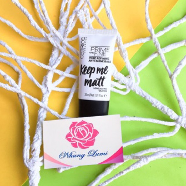 Kem Lót Catrice ❣FREESHIP❣️ Kem Lót Kiềm Dầu Catrice (lọ trắng) giúp bền màu lớp nền, da mềm mại