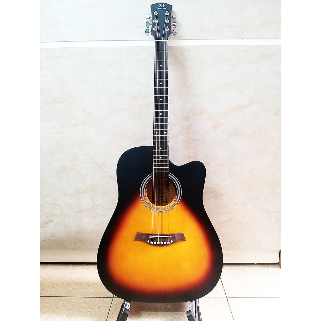 [Guitar giá rẻ] Đàn ghita Acoustic Tokado T-80C - Acoustic guitar Tokado T80C (Tặng kèm bao và Pick gảy)