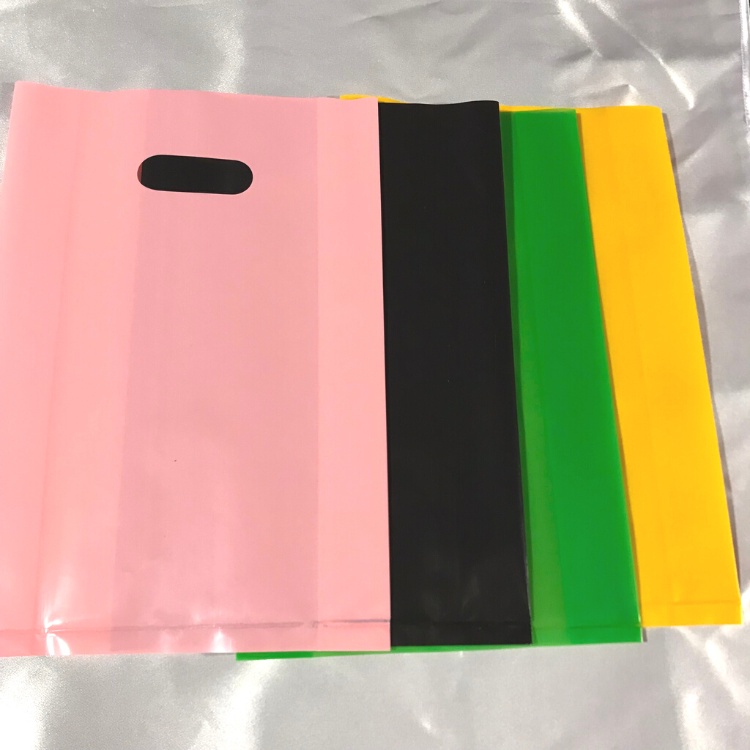 Túi nilong hạt xoài PE màu hồng Pastel 1kg hàng đẹp_ Xưởng có nhận in theo yêu cầu