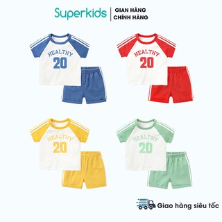 Bộ Raglan Số 20 phối sọc cho bé 8-18kg QATE674