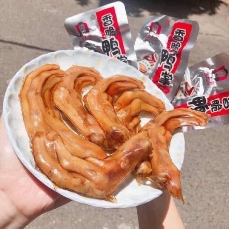 Chân Vịt Tứ Xuyên Ăn Liền Vừa Ngon Vừa Rẻ  31.8gr/chiếc