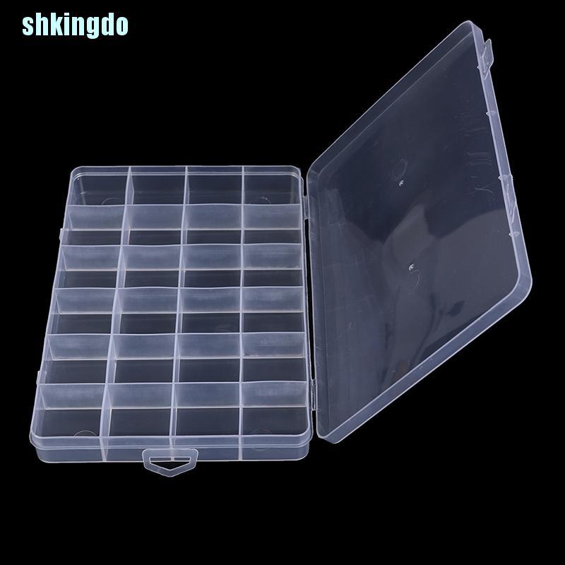 Hộp nhựa đựng phụ kiện trang sức 24 ngăn cao cấp tiện dụng
