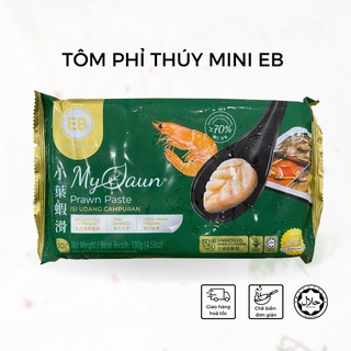 Tôm phỉ thuý mini EB thượng hạng - 130g/ gói - Viên thả lẩu đông lạnh - Hàng nhập khẩu Malaysia