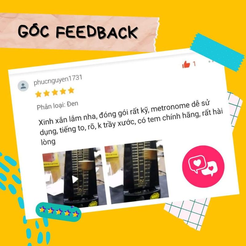 Máy đếm nhịp  Metronome Nikko tặng kèm túi đựng - có video unbox