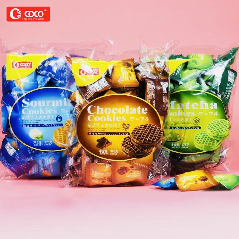 1 Bánh Quy Tổ Ông Kẹp Kem - Socola-Matcha-Vani Sữa - Mini Siêu Cute | BigBuy360 - bigbuy360.vn