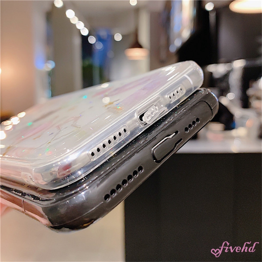 Samsung A90 A80 A70 A60 A50s A40 A30 A20 A10 A30s Phone Case Bling Glitter Starry Sky Transparent Soft Shell All-inclusive Protective Cover