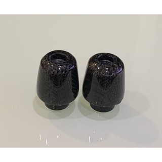 Gù đối trọng tay lái phủ Carbon Fiber_loại lớn màu đen