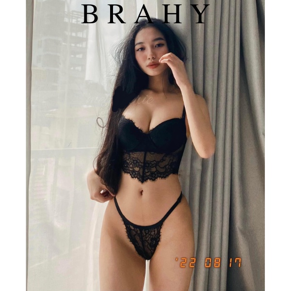 Set nội y gọng đen mi thiết kế cao cấp BRAHY 149
