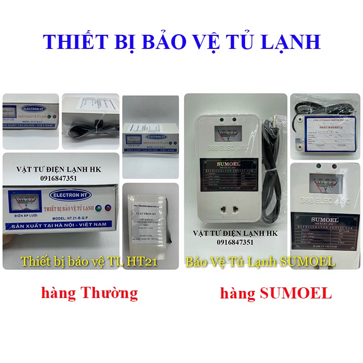 Bộ thiết bị bảo vệ tủ lạnh TV tivi HT-21 BQP Relay HT21 B.Q.P SUMOEL