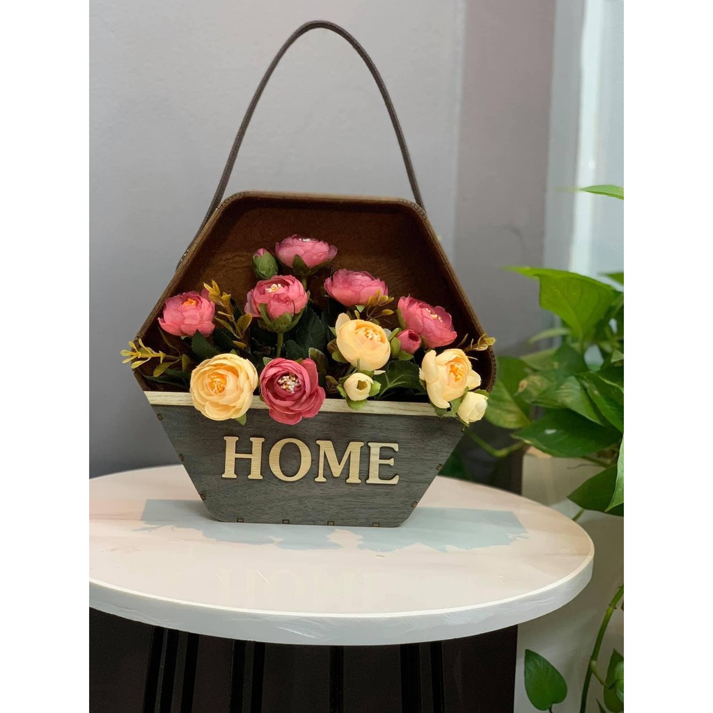 Hoa Giả Decor FREESHIP Hoa Trà Khô Giả 6 Bông