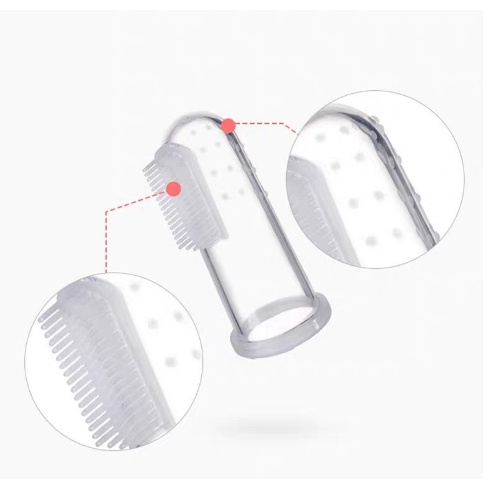 Bàn Chải Silicon Vệ Sinh Răng Miệng Cho Bé
