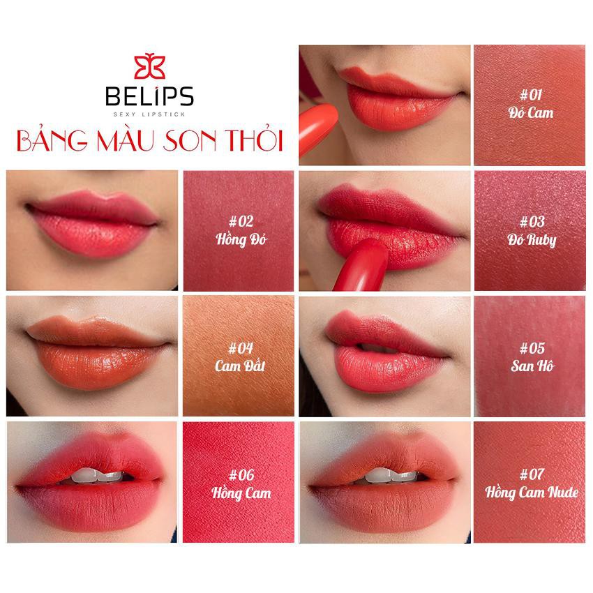 Son Thỏi Mịn Môi Bán Lì Belips Thiên Nhiên Không Chì An Toàn Cho Cả Bà Bầu Sexy Lipstick  - Naa Cosmetic