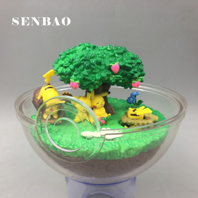 Hộp Đồ Chơi Quả Bóng Nhựa Acrylic Trong Suốt Hình Quả Cầu Pokemon