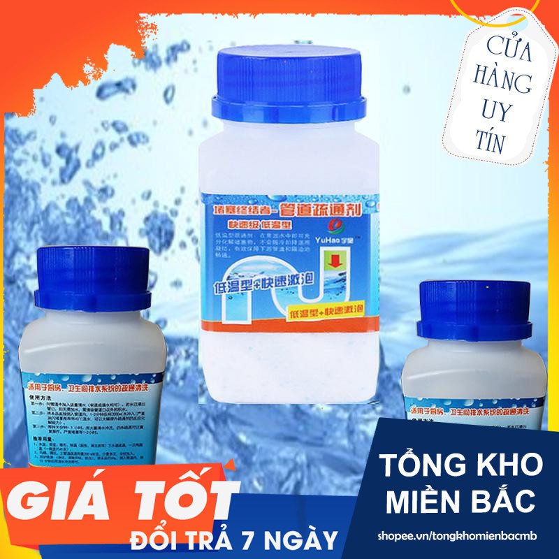 Chai bột thông tắc cống thần thánh, bột tẩy vệ sinh bồn cầu, thông tắc cống cực mạnh, thông cống