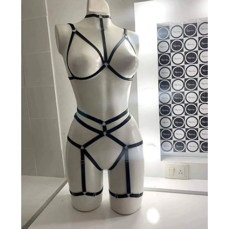 Bộ đồ lót harness dây cực sexy cho nữ | BigBuy360 - bigbuy360.vn