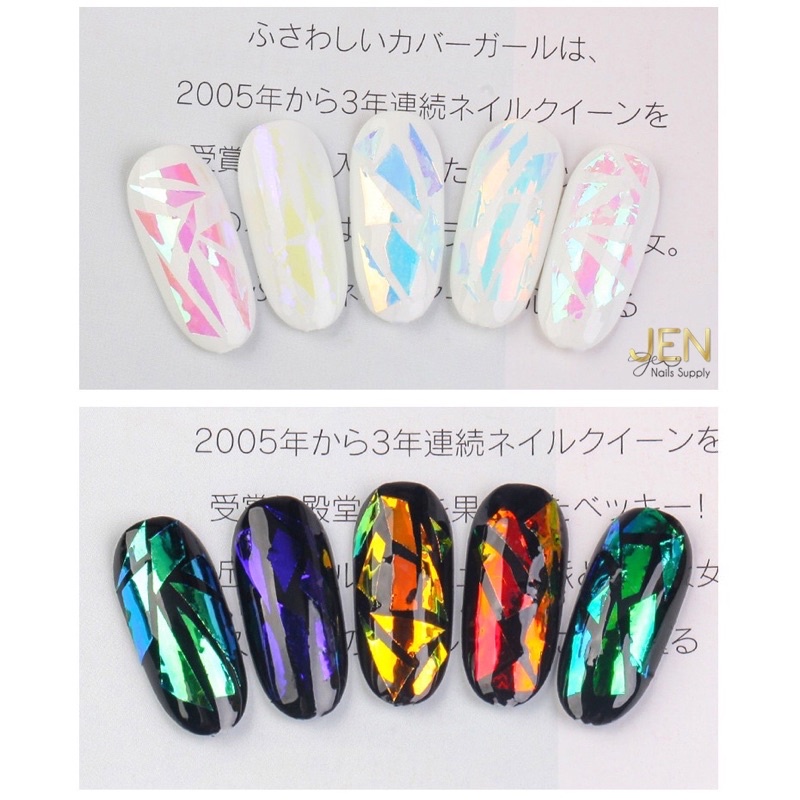 Giấy thuỷ tinh nail-giấy bóng kính