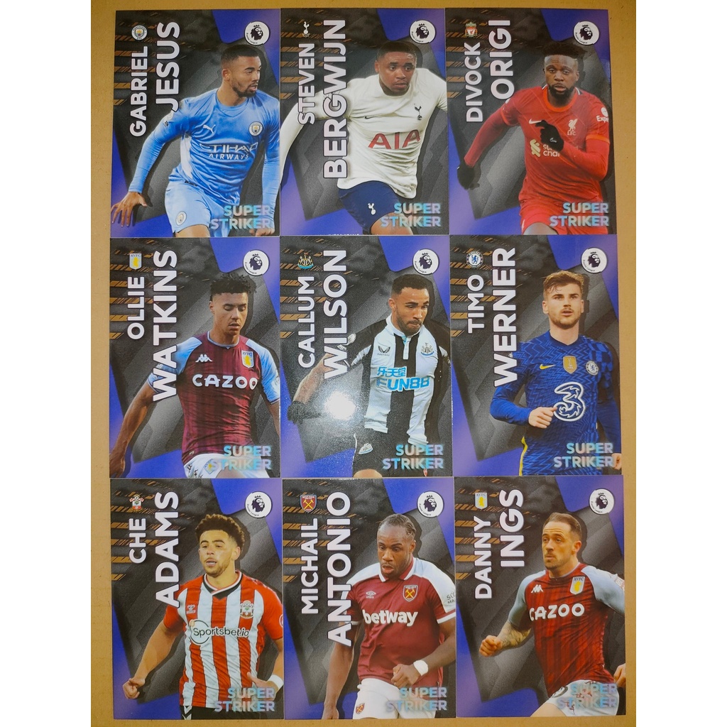 thẻ SKY Super Striker - Origi, Timo Werner, Ings, Antonio, Che Adams, Jesus, Bergwijn, Watkins, Callum Wilson -Liverpool