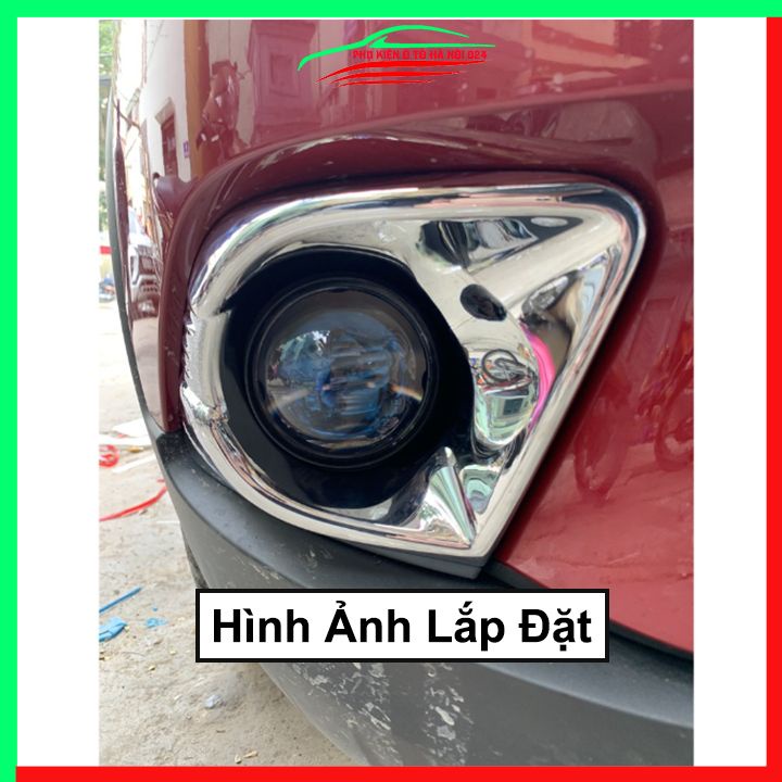 Ốp viền đèn gầm trước Fadil 2019-2022 mạ Crom chống trầy trang trí làm đẹp xe