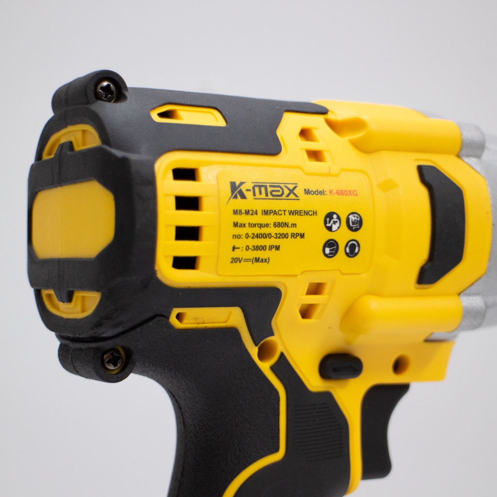 Máy siêt bulong K-Max 20v K-680XG không chổi than cao cấp - chân pin MAKITA - lực siết khủng 680N.m