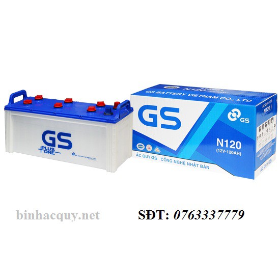 BÌNH ẮC QUY Ô TÔ GS N120