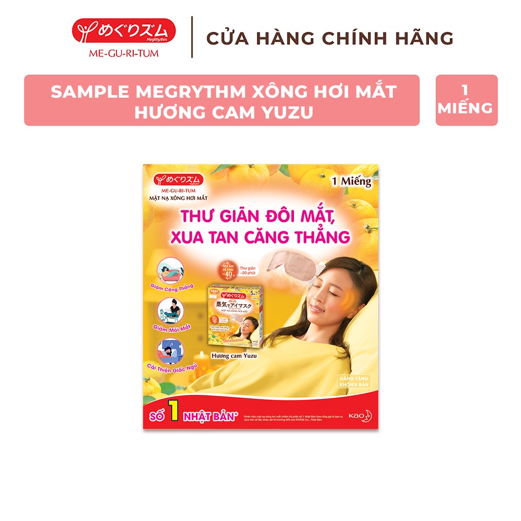 Sample Megrythm Xông Hơi Mắt Hương Cam Yuzu